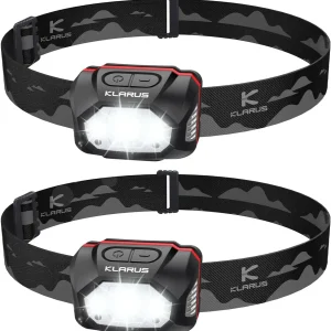 Waterproof Rechargeable Headlamp with Motion Sensor: