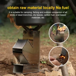 BBQ Rocket Stove Stainless