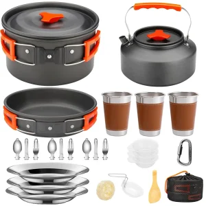 26pcs Camping Cookware