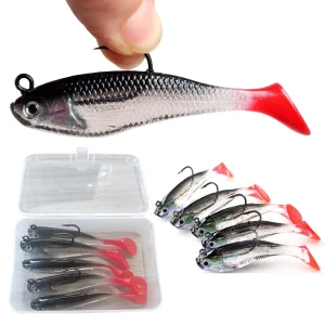 5pcs/lot Soft Tail Soft Bait