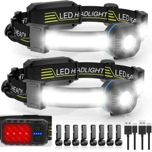 LED Headlamp Flashlight