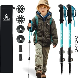 Adjustable Kids Hiking Poles 2-Pack