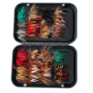 60/41pcs Box Bionic Fly Hook