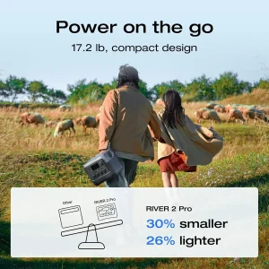 ECOFLOW Portable Power Station RIVER 2 Pro 700,