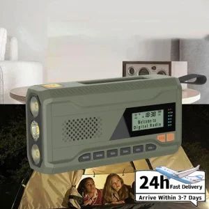 Portable DAB FM Hand Crank Radio